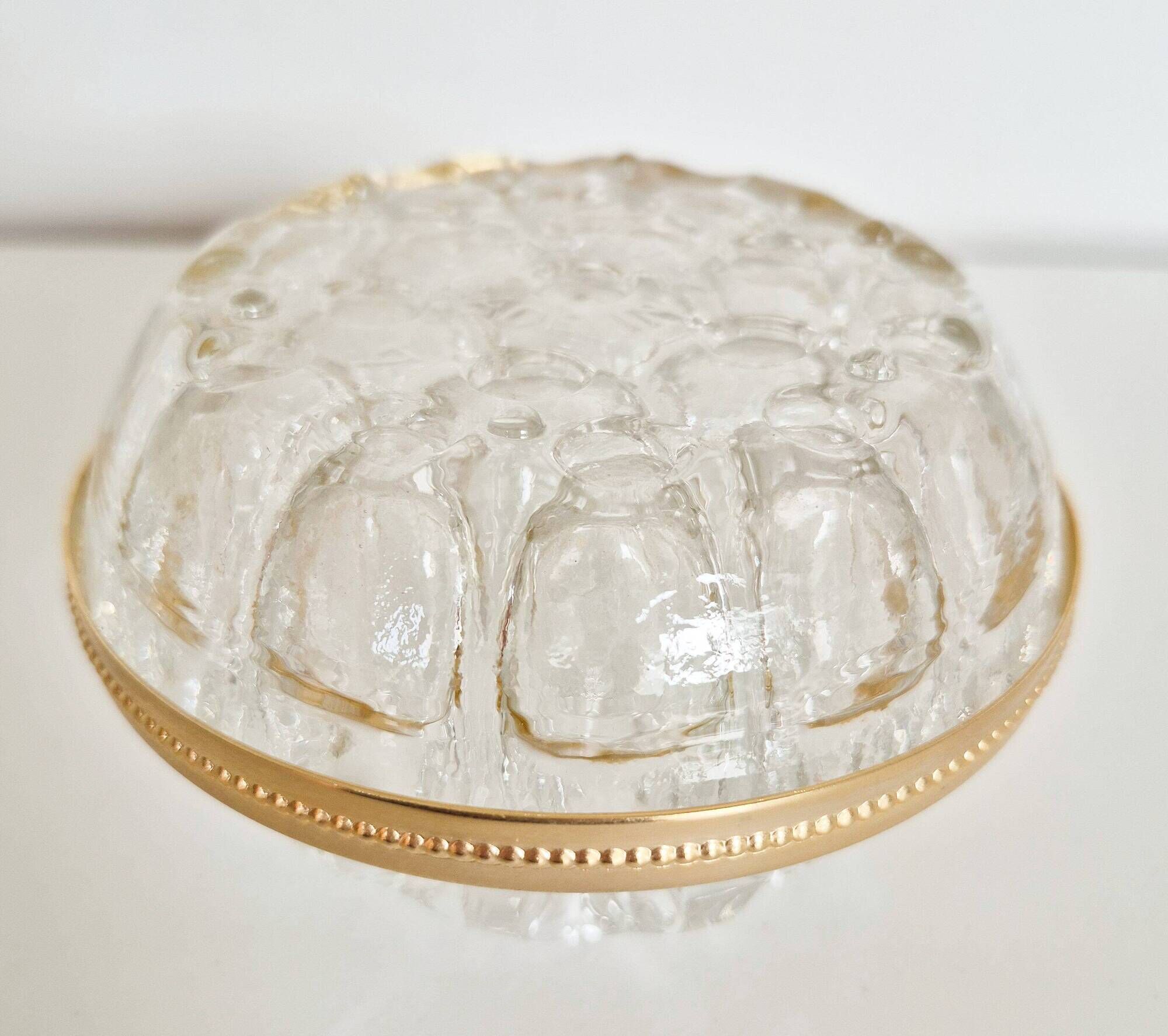 Glass flower holder