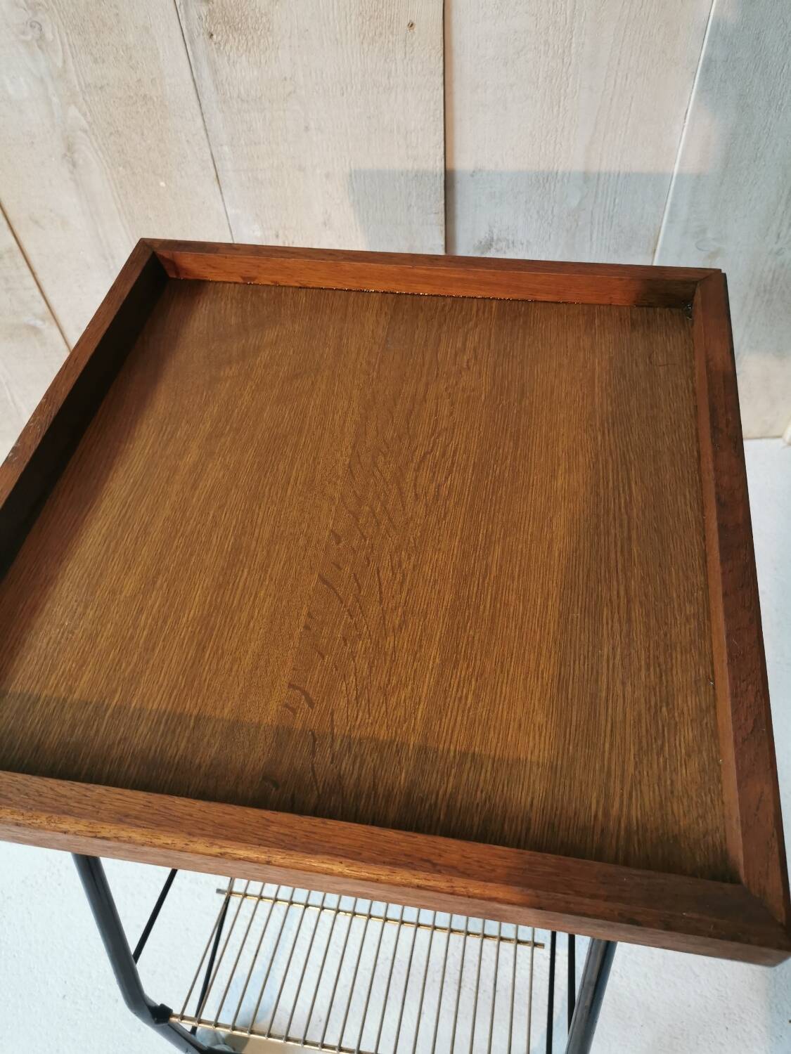 Vinyl door on wheels