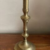 Large brass candle holder