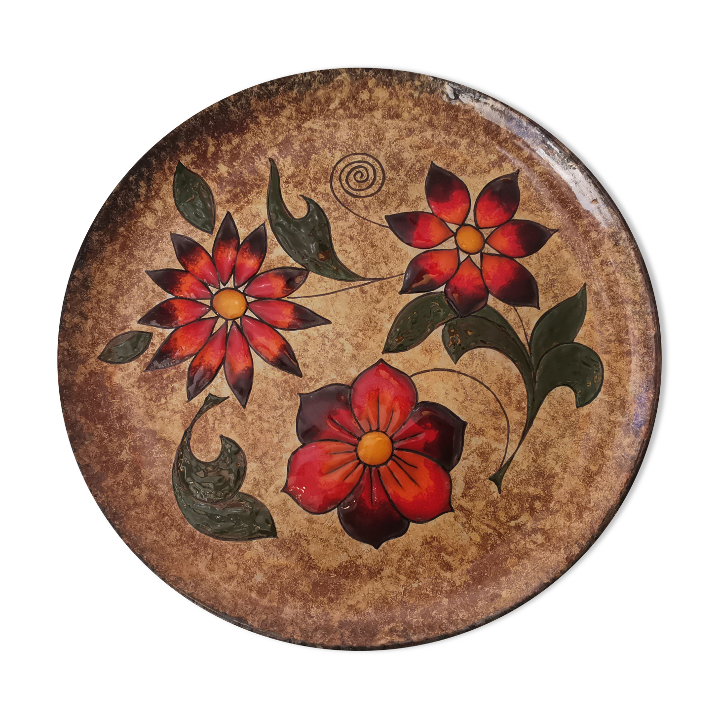 vintage ceramic dish from Port de bouc, France