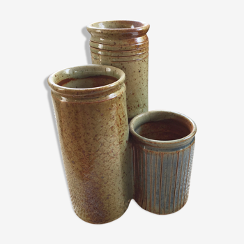 Vase céramique trio