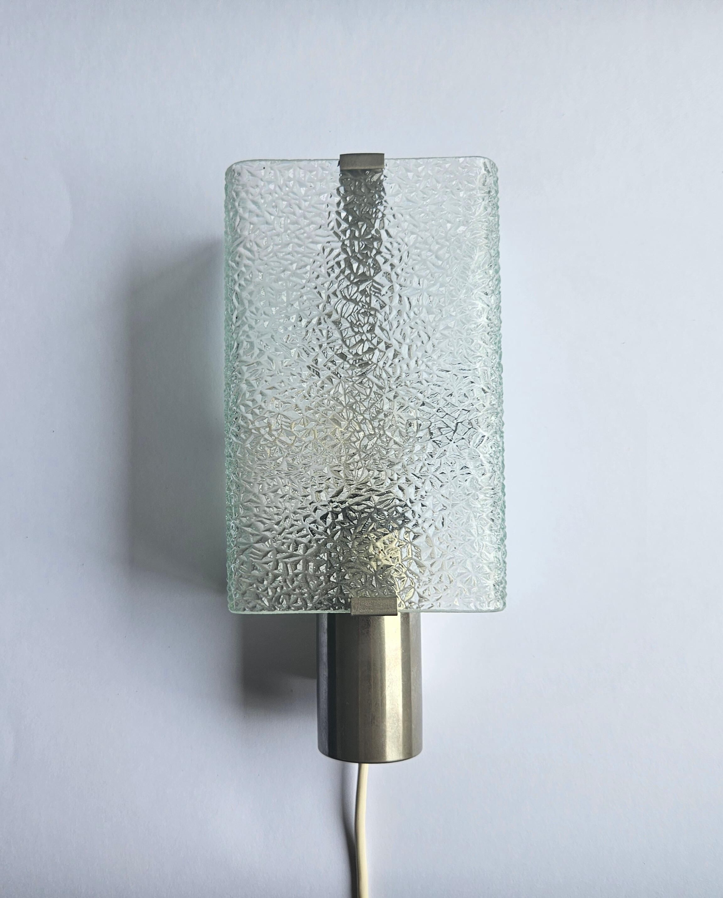 Rare Mid-Century Wall Lamp in the Style of Kalmar, Germany, 1970s