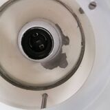 Danish hanging lamp from the 1980s-90s in aluminum.