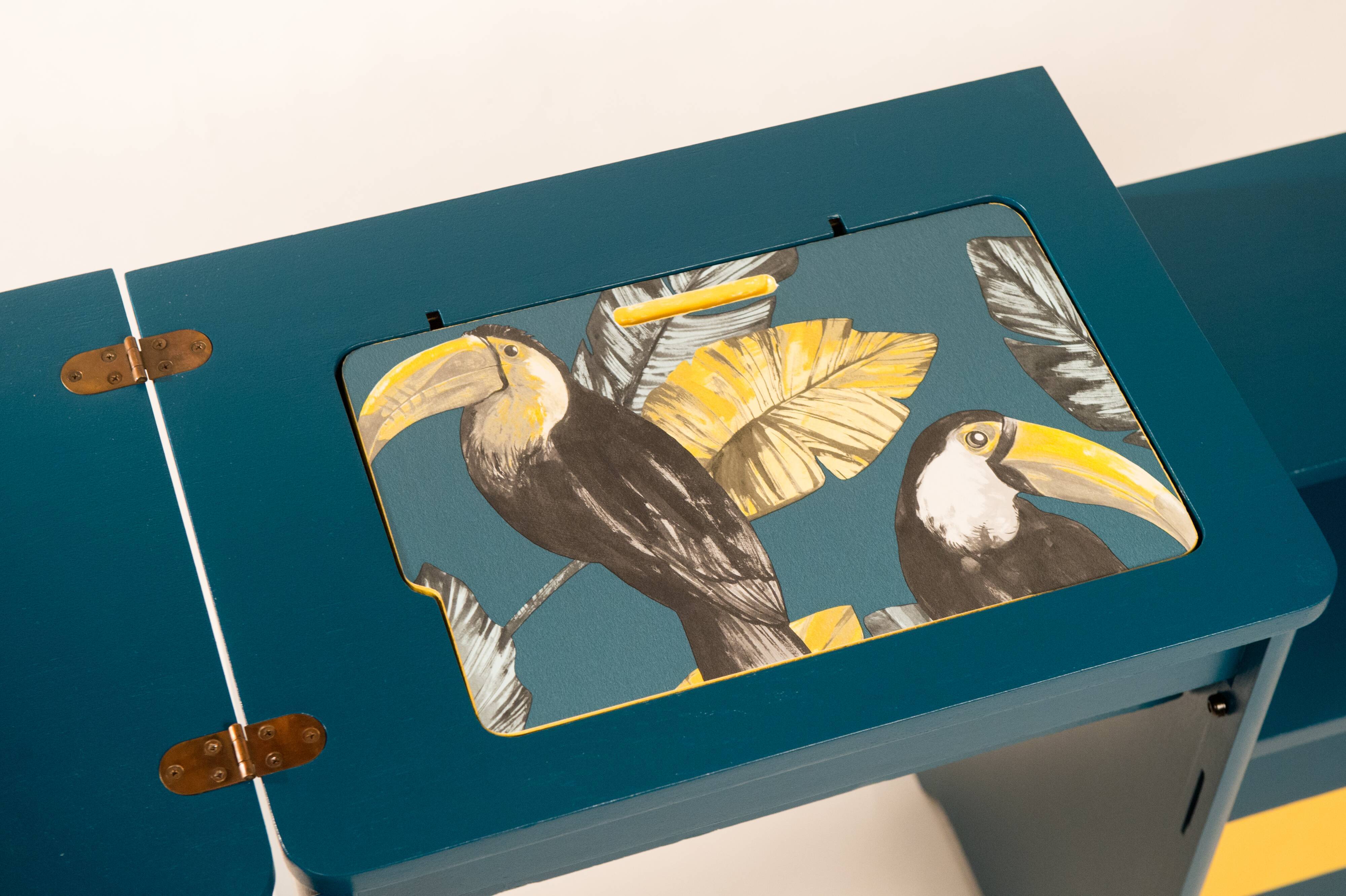 Desk, old sewing table