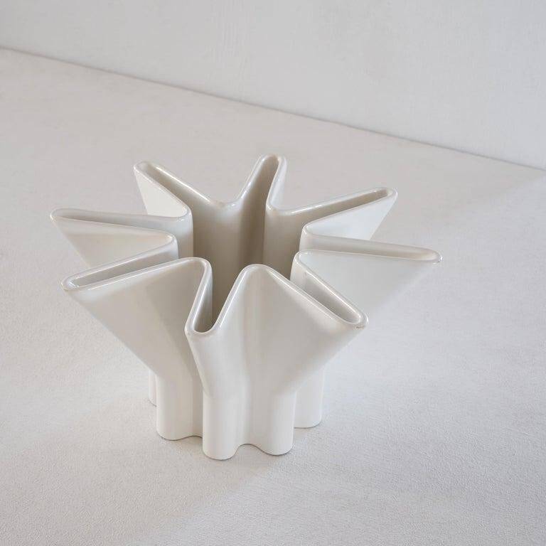 Postmodern ceramic vase Boccato, Gigante & Zambusi for Sicart.