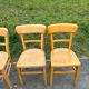 Chaise de bistro vintage industriel