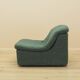 Green armchair, Italian design, 1970s, made in Italy