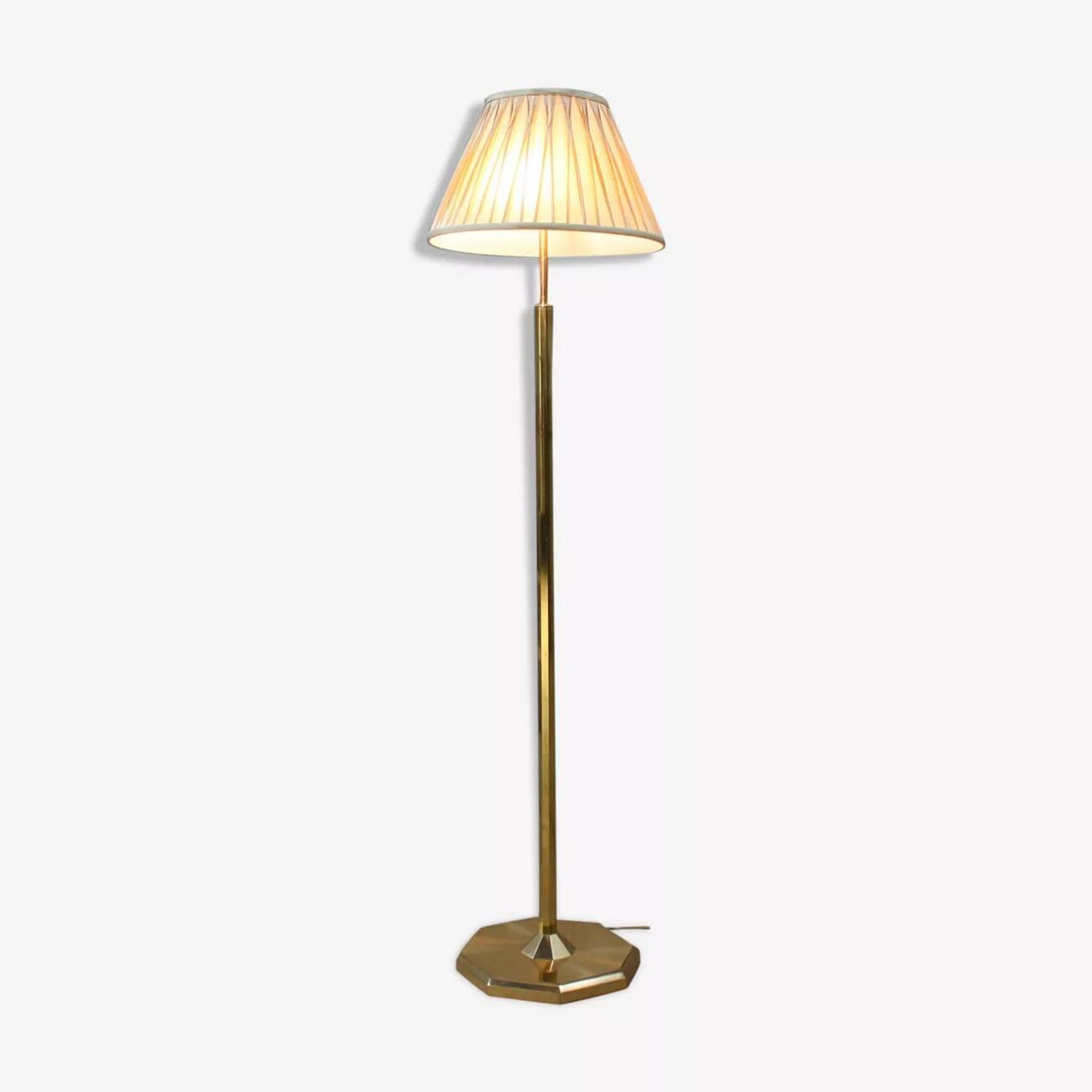 Brass floor lamp, 1970s