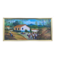 Painting "The coffee harvest" South America signed D. Ramirez