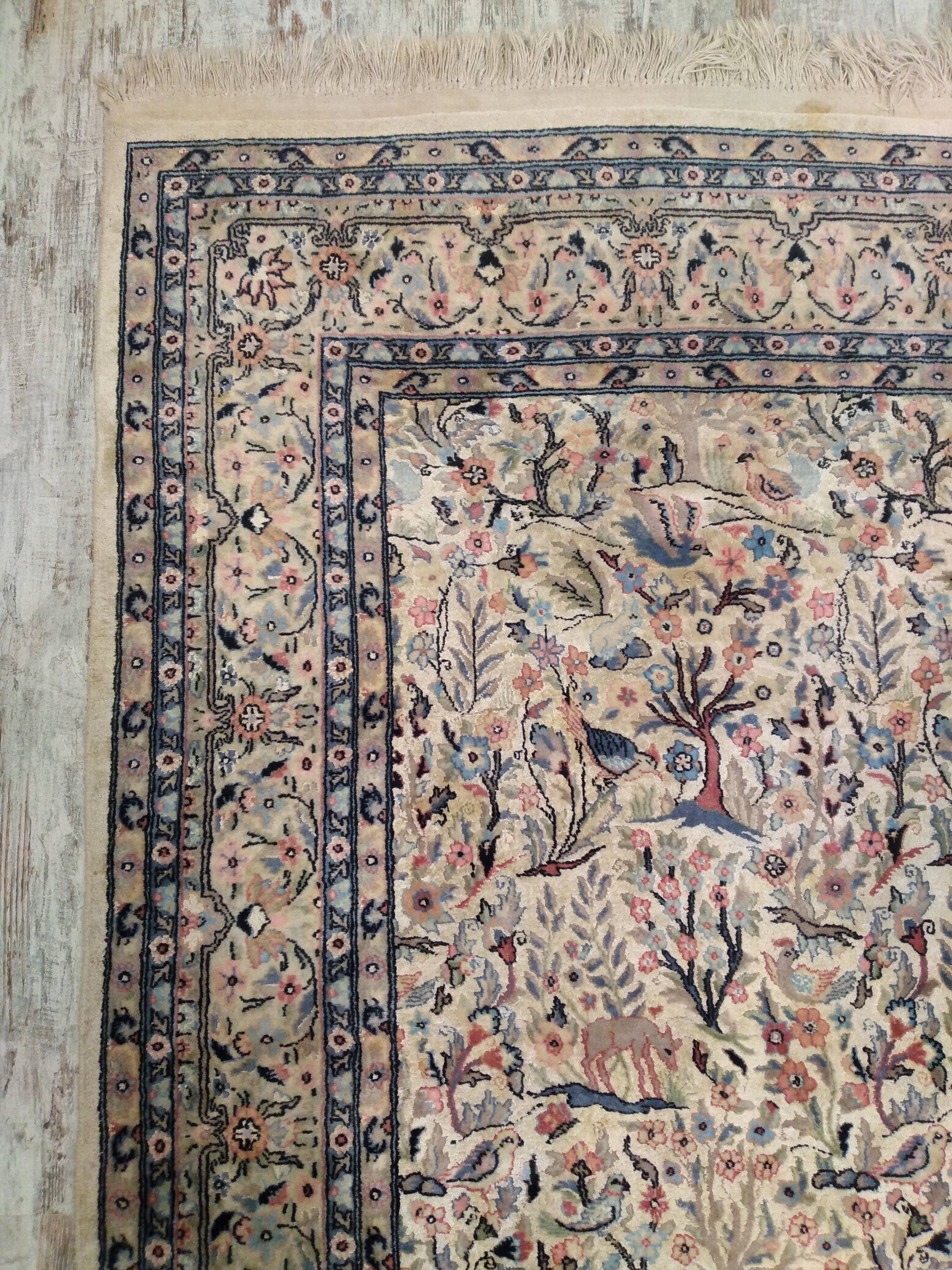 Antique Persian Tree of Life Rug