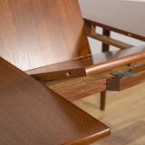 Mid-Century Teak Dining Table & Chairs by Hans Olsen for Frem Røjle.