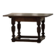 19th-century Baroque side table in oak, Danish cabinetmaker, 1800s