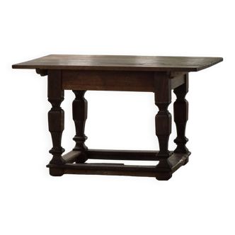 19th-century Baroque side table in oak, Danish cabinetmaker, 1800s