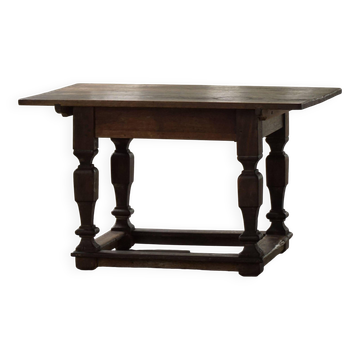 19th-century Baroque side table in oak, Danish cabinetmaker, 1800s