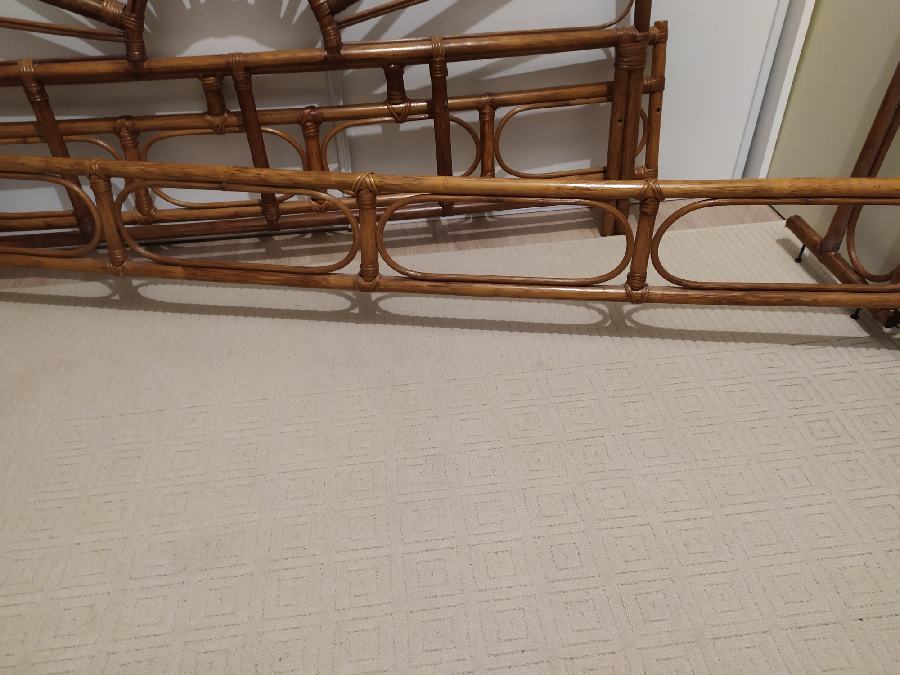 Rattan bed in 140