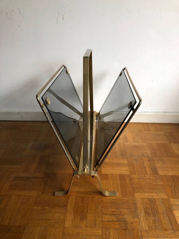 Porte revues design style maison Jansen