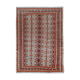 Vintage carpet Uzbek Bukhara handmade 127cm x 173cm 1960s, 1C491