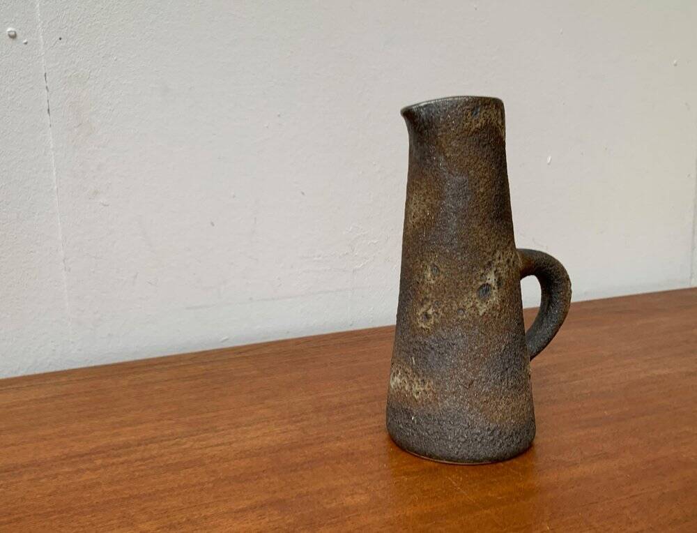 Brutalist vase from West German pottery WGP Fat Lava from the 1960s by Jopeko.