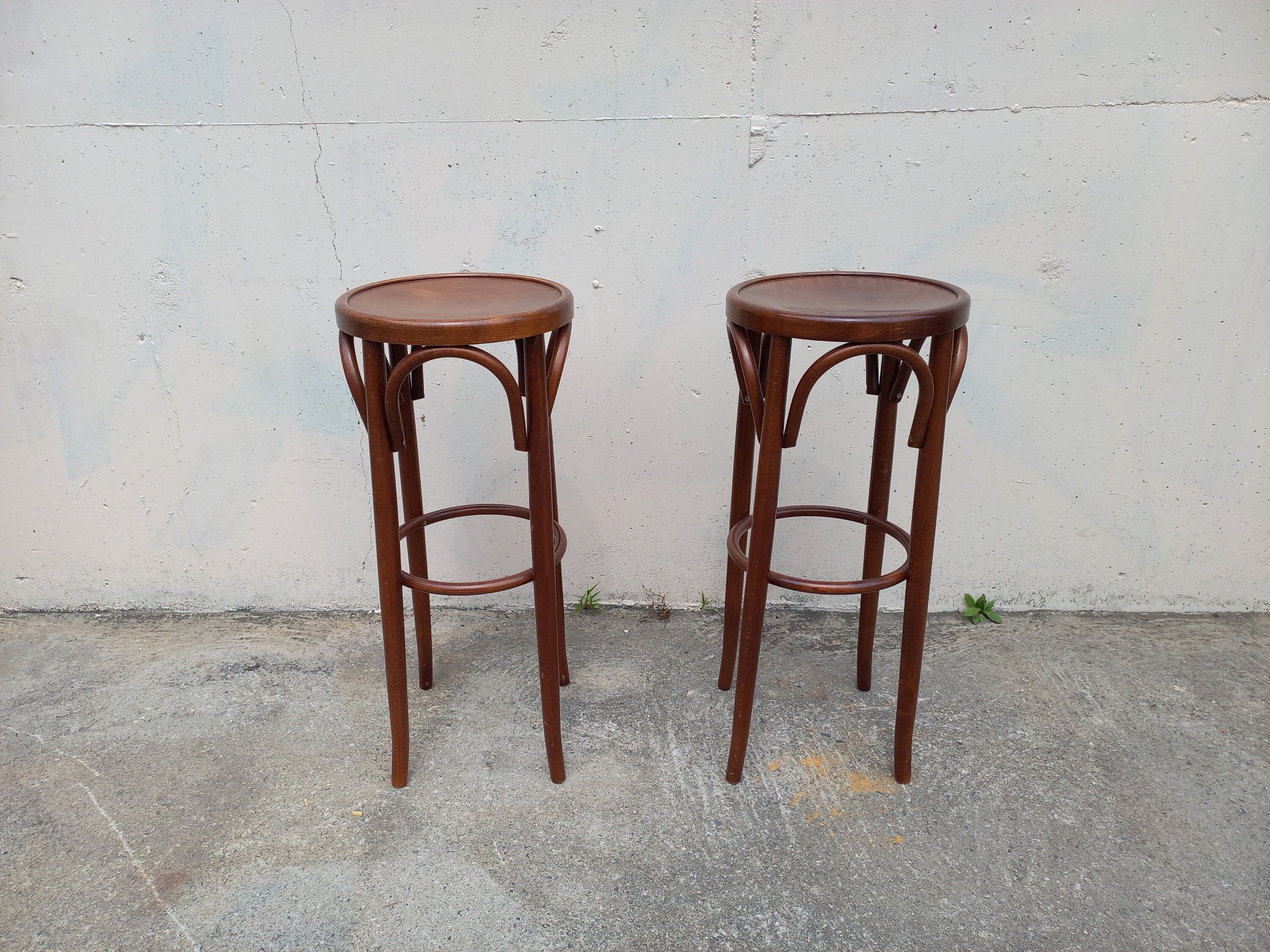 Paire de tabourets de bar