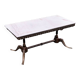 Grande table basse rectangulaire albâtre marbre
