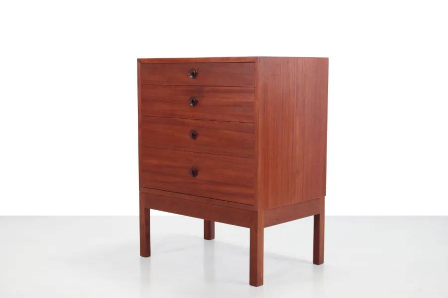 Teak chest of drawers by Borge Mogensen for Karl Andersson and Son