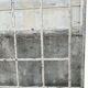 Flat iron canopy and patinated angle iron 20th century