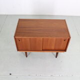 Mid century modern mini teak sideboard, 1960 Denmark