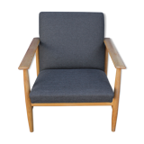 1960s Armchair Wilhelm Knoll in oak wood