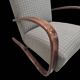 Paire de fauteuils Art Déco J. Halabala H 269, 1930 tchèque