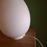 Vintage glass egg lamp