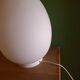 Lampe oeuf en verre vintage