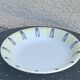 Hollow plate in enamelled ceramic FB number 63 design and vintage pattern