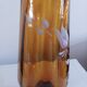 Amber blown glass vase