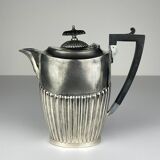Antique silver-plated coffee pot from Sheffield, 1890s.