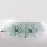 Table basse en verre modèle T15 Peter Ghyczy