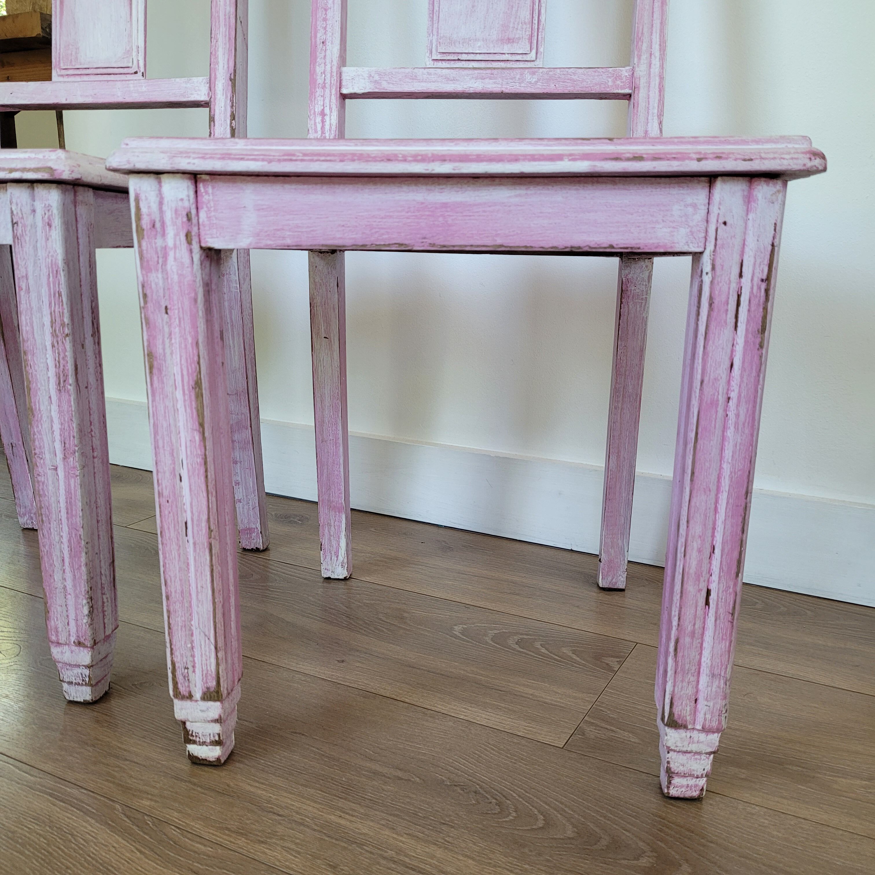 Lot de 2 chaises bois et cannage année 30