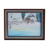 Franche-Comté landscape under the snow