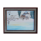 Paysage franc-comtois sous la neige