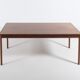 Ole Wanscher mahogany coffee table for Poul Jeppesen Møbelfabrik