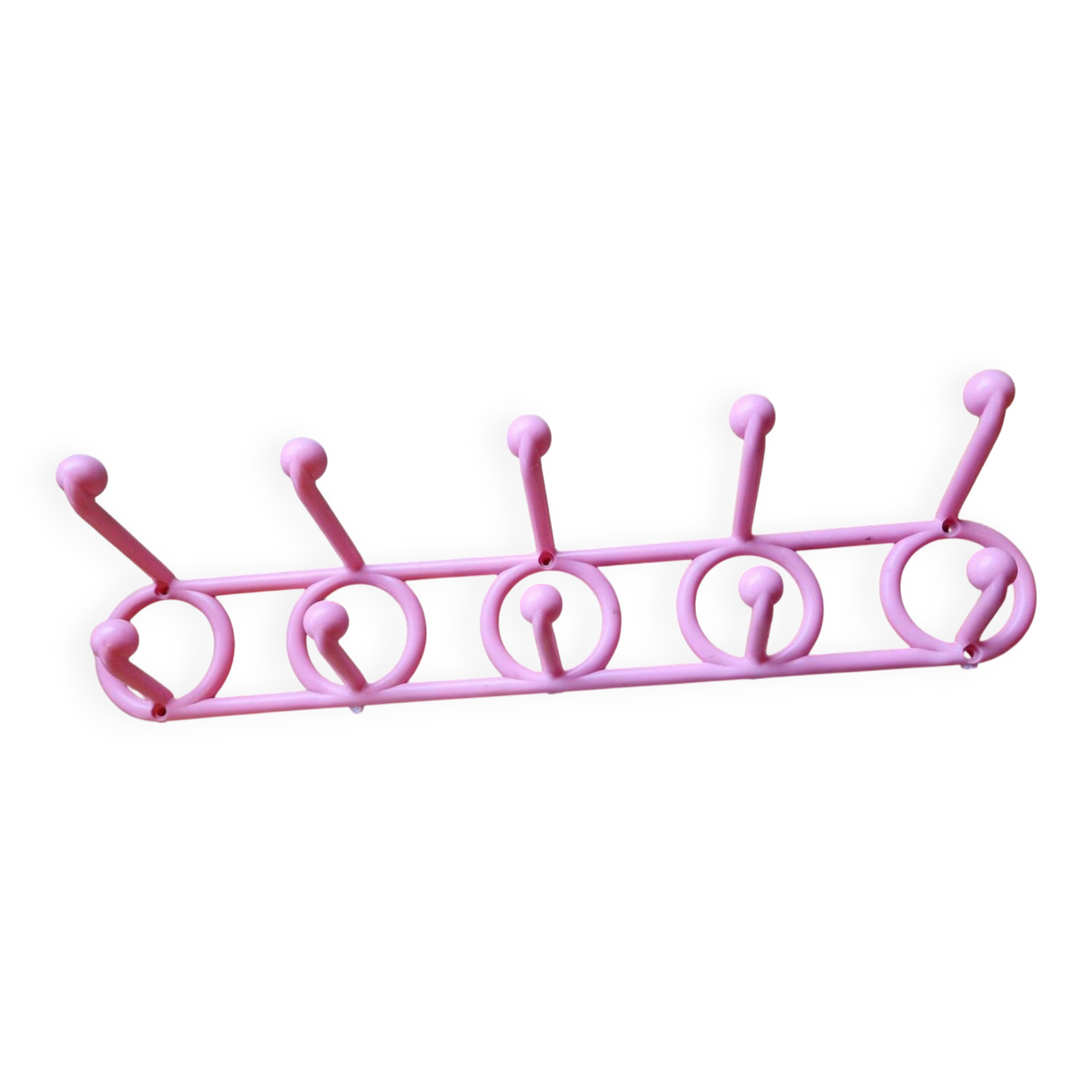 Yaffa doremi pink vintage 80s coat rack