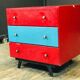 Commode vintage placard