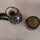 Vallauris coffee service FASE hand-decorated – 1950s ceramics