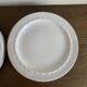 Set of 8 Festons flat plates by Pierre Motton for Gien 1970