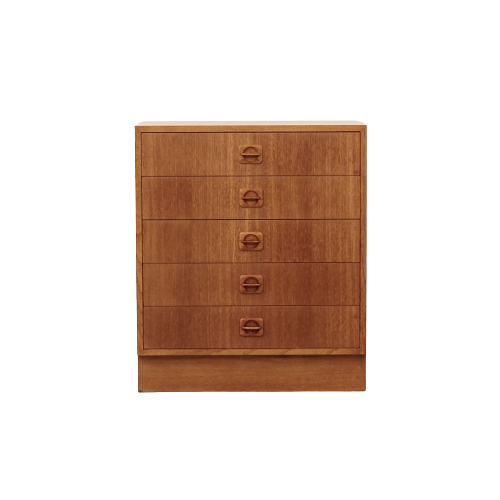 Commode en frêne, design danois, années 70, production: Danemark