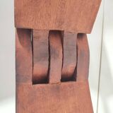 Siège Africain Grattoir à Noix de Coco / 1960's Afrique / Bois