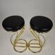 Pair of Bar Stools (2 pcs.) — Clean, Versatile Design — H 82 cm