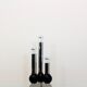 Minimalistic Chrome Targetti Sankey Table light, Italy 1970s