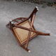 Office chair Mc Guire in bamboo and seat in cannage