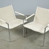 SPECTRUM / Vintage rattan armchairs sz01 / Martin Visser / Netherlands 1980s