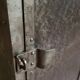 Old riveted workshop cloakroom